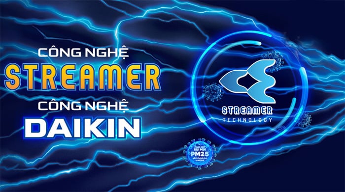 Công nghệ độc quyền Streamer (3C) trên máy lọc không khí Daikin MC55UVM6 7