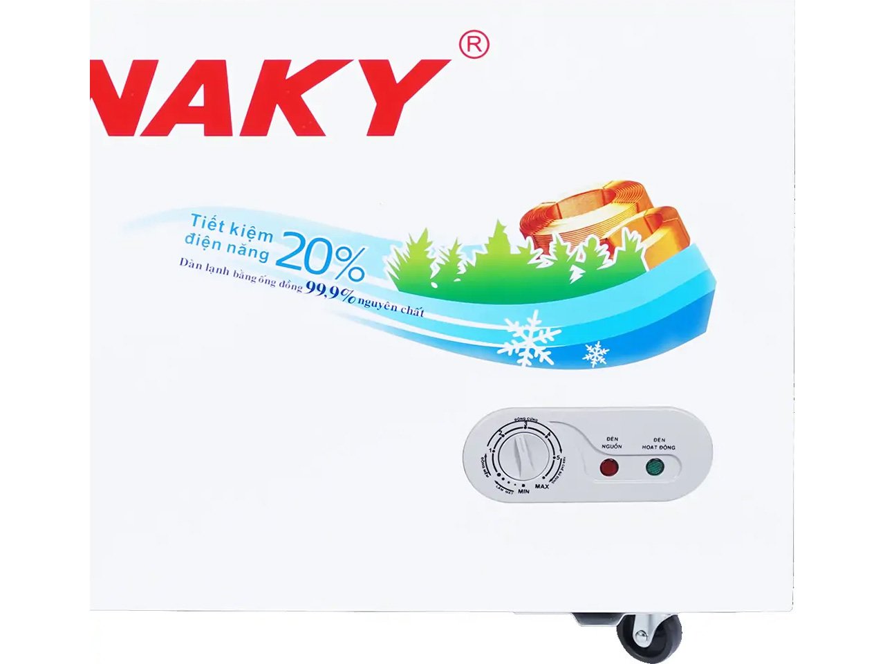 Tủ đông dễ dàng điều chỉnh nhiệt độ