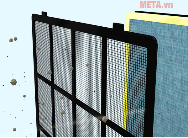 Máy lọc không khí Boneco P500 (<67m2) có khả năng làm sạch không khí hiệu quả