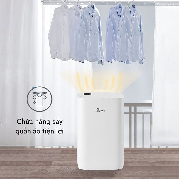 Máy hút ẩm lọc không khí FujiE HM-925EC có nhiều chế độ, trong đó có chế độ sấy quần áo