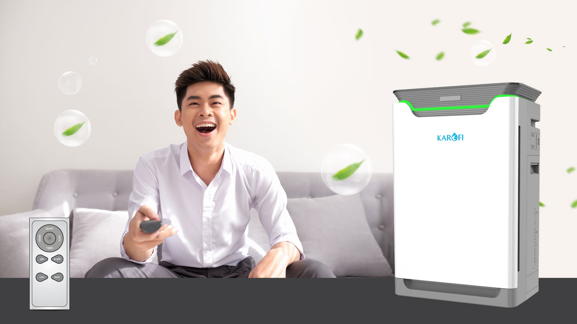 Karofi KAP-317 có điều khiển từ xa
