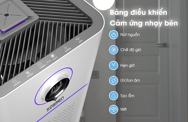 Bảng điều khiển cảm ứng hiện đại