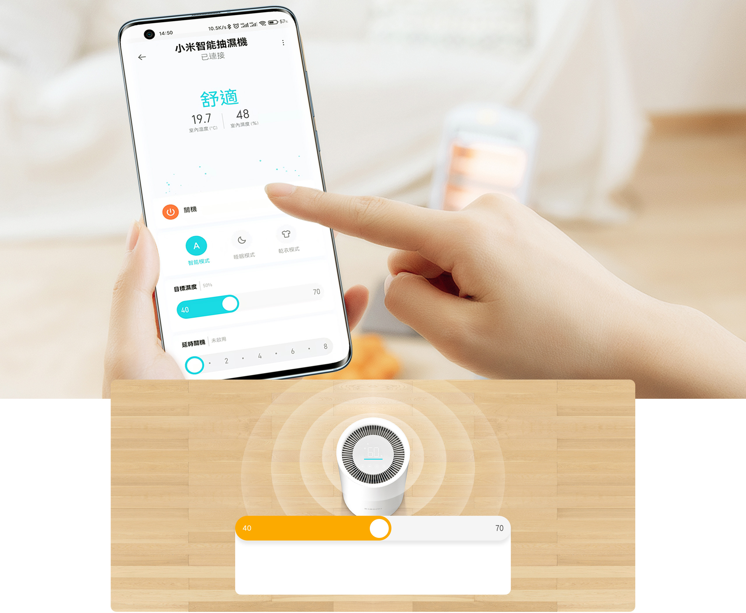 Điều khiển thông minh qua ứng dụng Mi Home