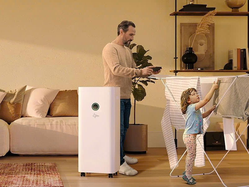 Suntec Wellness Dryfix 20 có 4 chế độ hút ẩm