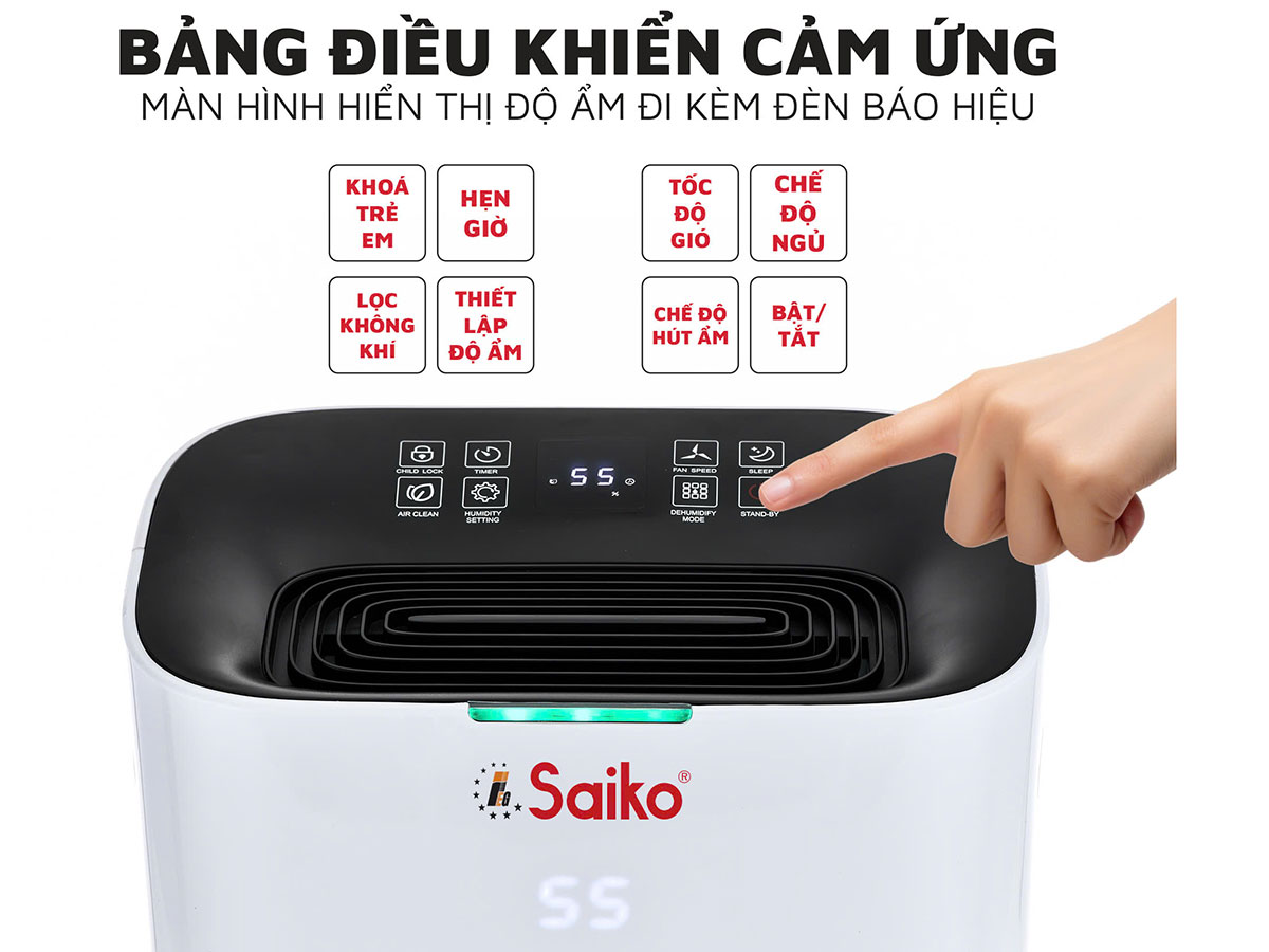 Saiko HDF-25E có chế độ ngủ êm ái