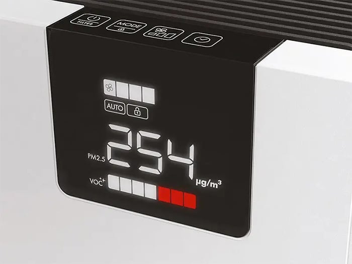 Bảng điều khiển máy lọc không khí