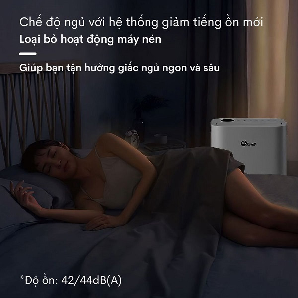 Máy hút ẩm lọc không khí FujiE HM-925EC vận hành với độ ồn thấp