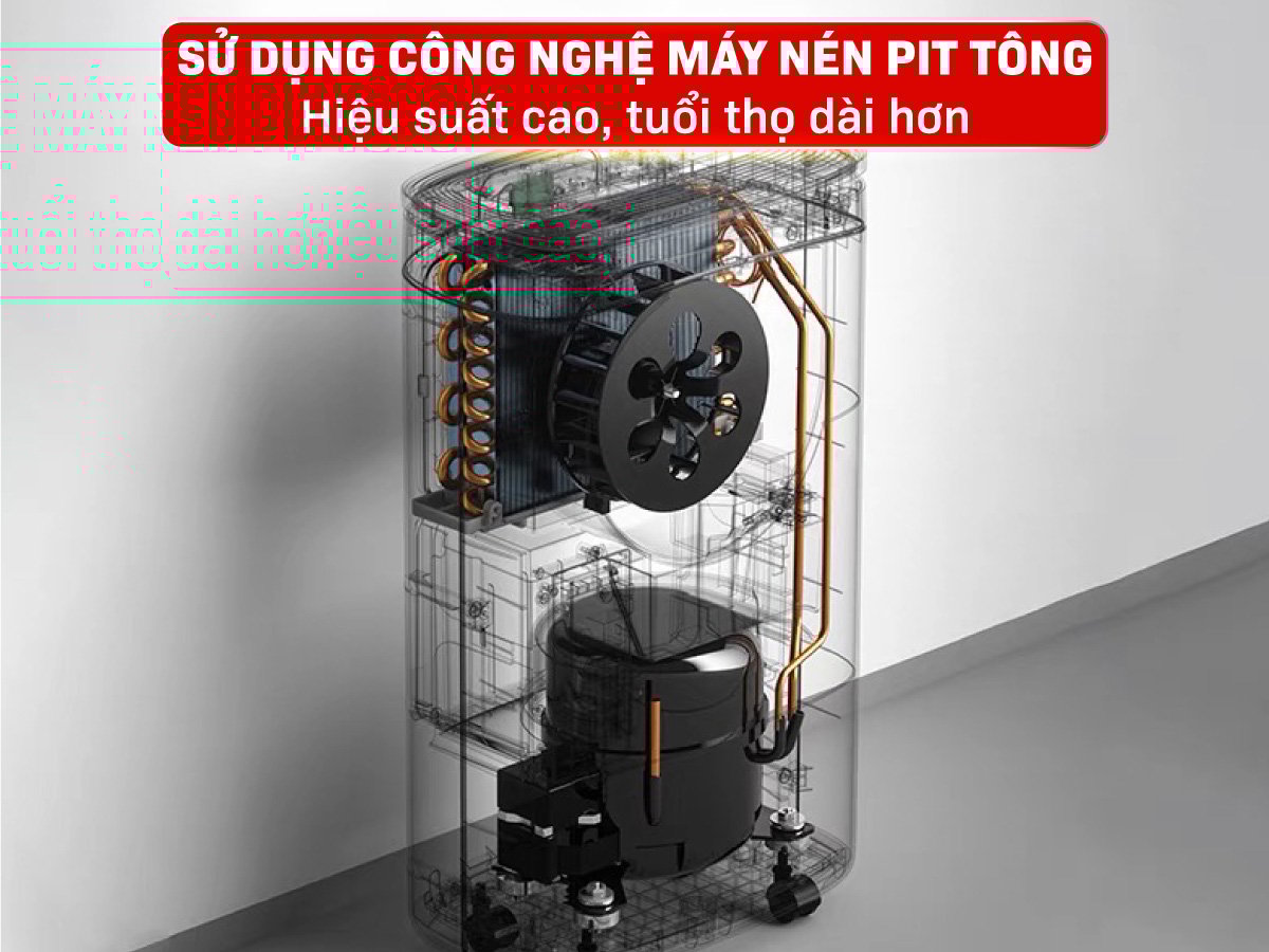 Máy hút ẩm dân dụng dùng máy nén (Block) Airplus AP10-1907EE