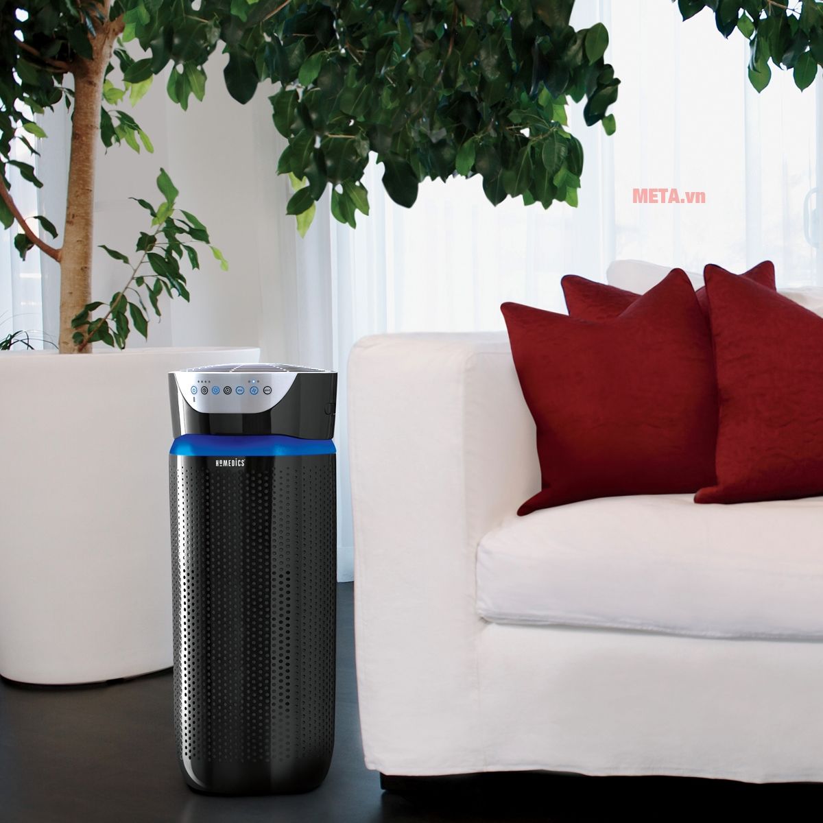 Hệ thống lọc Hepa lọc và tiêu diệt 99,97% bụi và vi khuẩn có hại