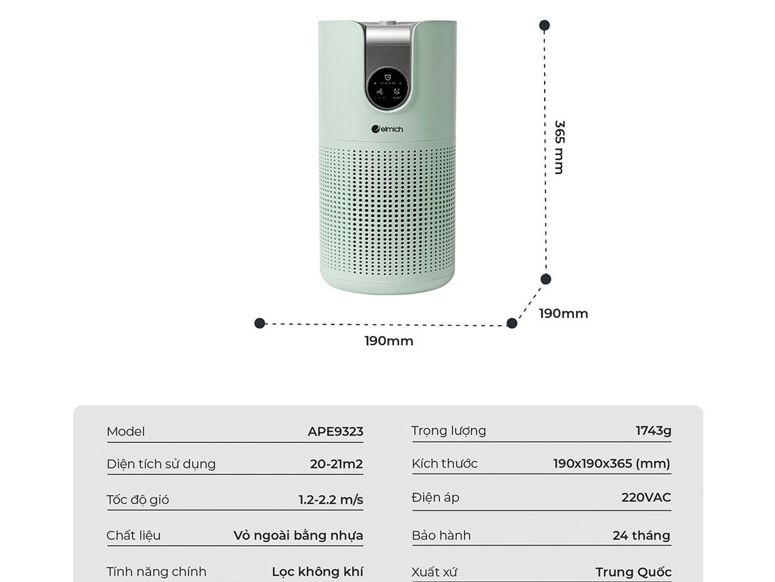 Kích thước của APE9323