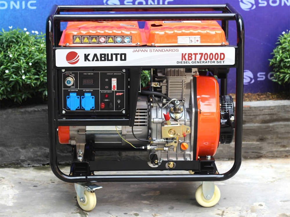 Tổ máy phát điện DIESEL Kabuto KBT7000D