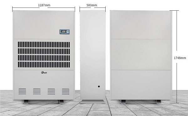 Kích thước máy hút ẩm công nghiệp FujiE ACD15S