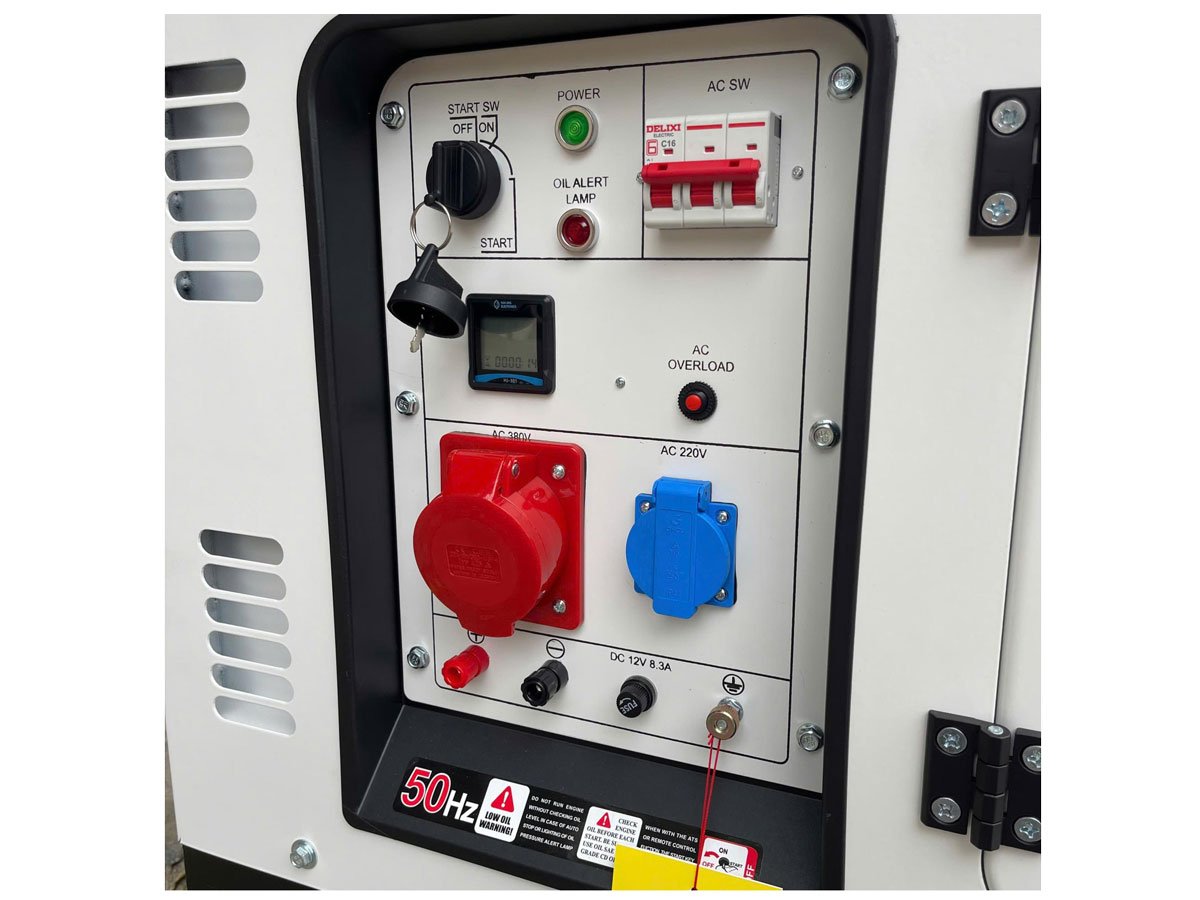 Hakuda HKD8000P3 khởi động đề nổ