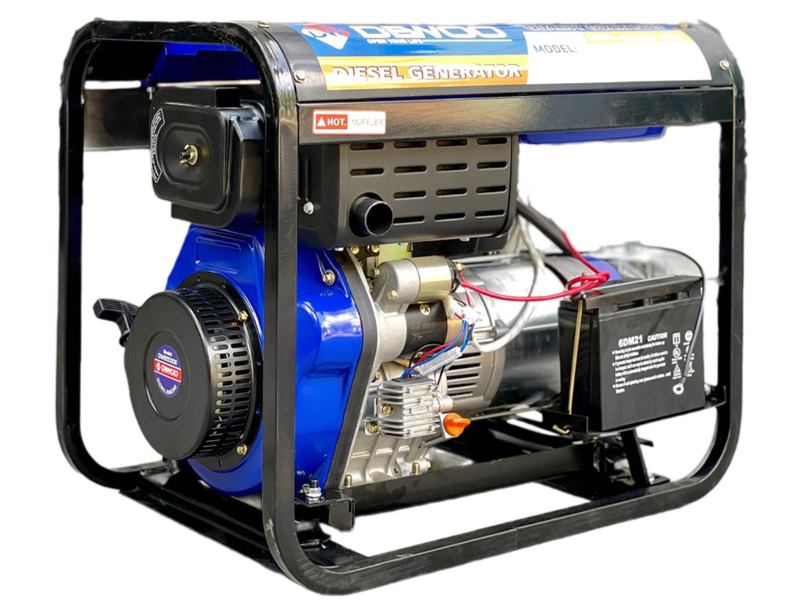 Máy phát điện Dewoo DW-6500DE1 sở hữu công suất tối đa lên đến 5.000W