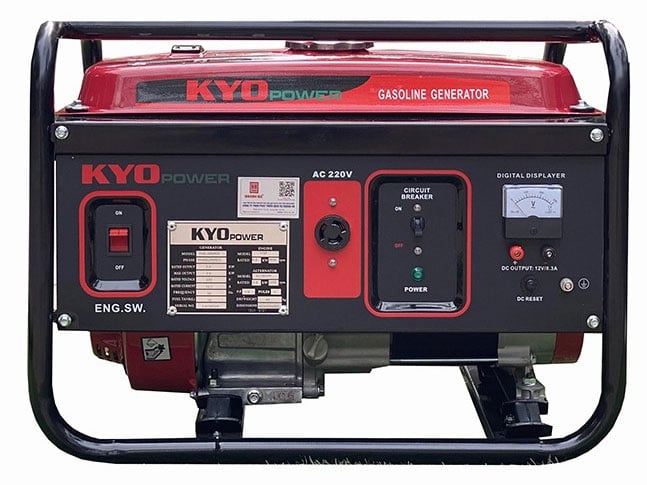 Máy phát điện chạy xăng 6 KVA Kyo Power THG7600KX