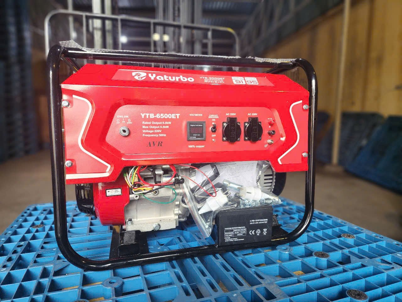 Máy phát điện chạy xăng Yaturbo YTB-6500ET