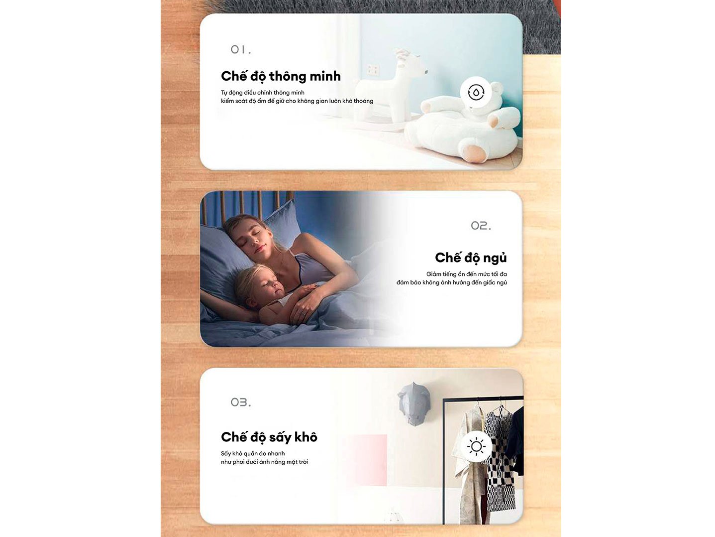 Lumias D3T Pro vận hành êm