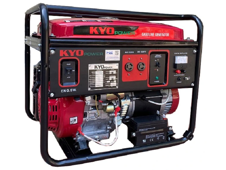 Máy phát điện chạy xăng 6 KVA Kyo Power THG7600KXS