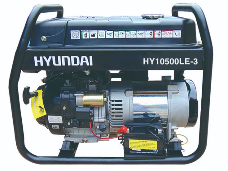 Máy phát điện chạy xăng 3 pha Hyundai HY10500LE-3