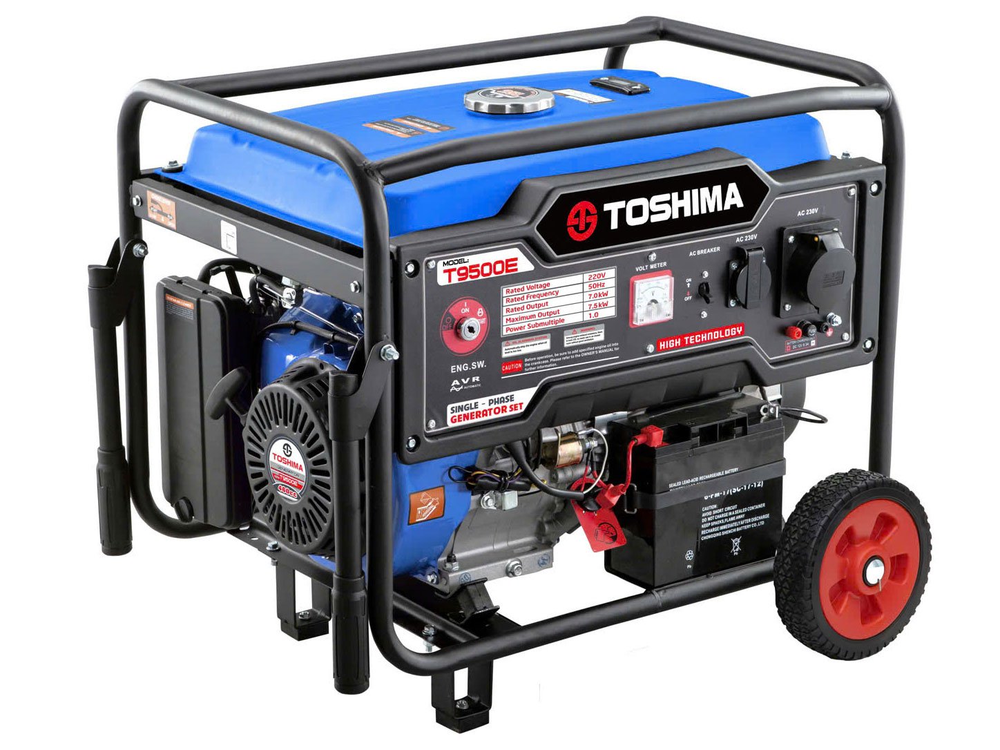 Máy phát điện chạy xăng Toshima T9500E
