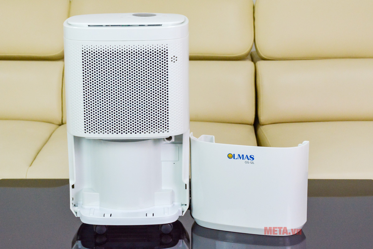 Máy hút ẩm Olmas OS-12L có dung tích bình chứa nước thải lớn