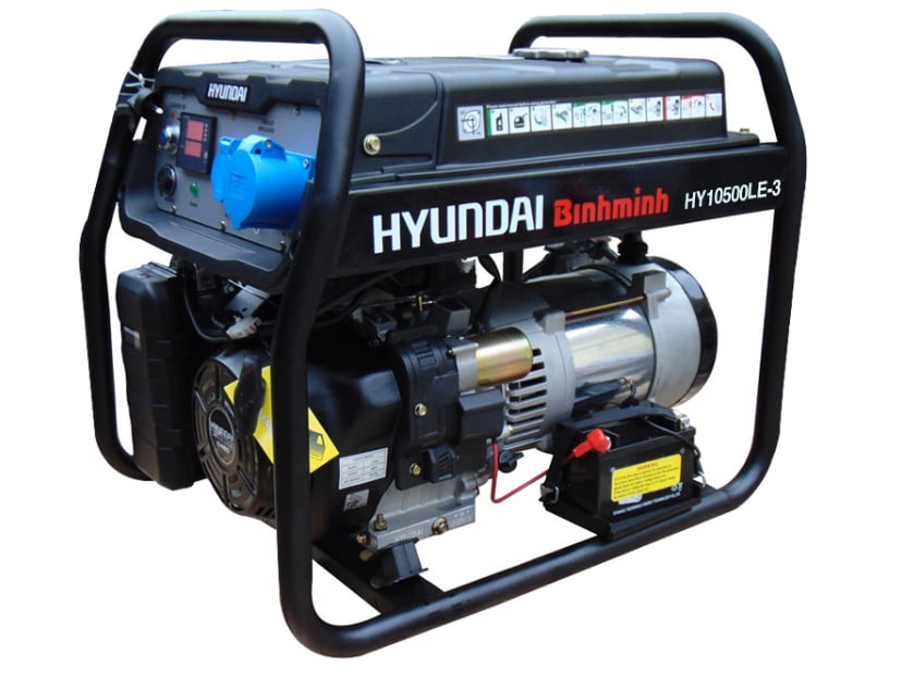 Hyundai HY10500LE-3 có mức tiêu thụ nhiên liệu thấp