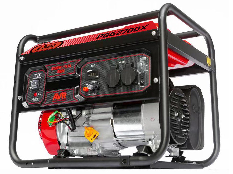 Máy phát điện Saiko PGG-2700X có thiết kế gọn gàng, tiết kiệm diện tích