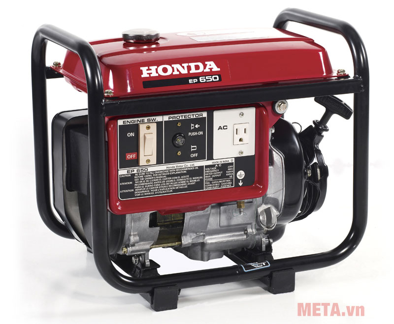 Máy phát điện mini chạy xăng Honda EP650 khởi động bằng giật nổ