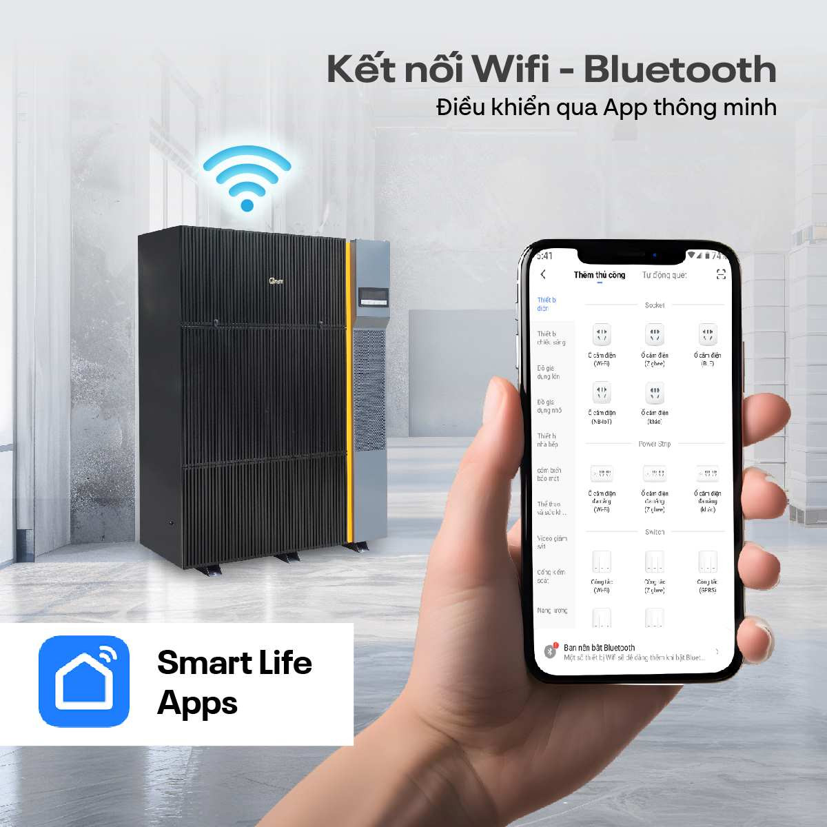 Điều khiển thông minh qua ứng dụng WiFi – Lần đầu tiên có ở dòng công nghiệp FujiE