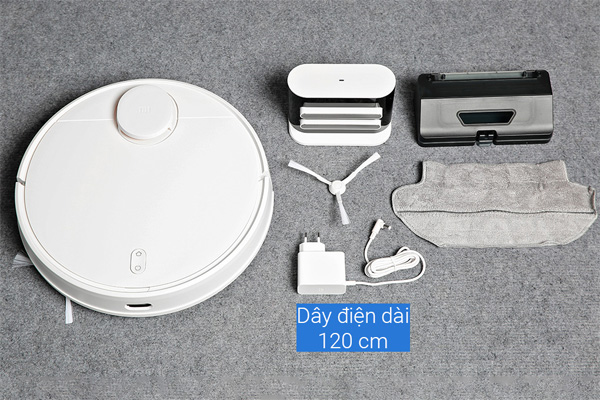 Trọn bộ sản phẩm Robot hút bụi lau nhà Xiaomi Vacuum Mop Pro SKV4110GL