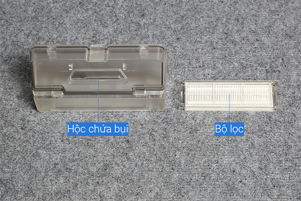 Hộc chứa bụi kèm bộ lọc HEPA
