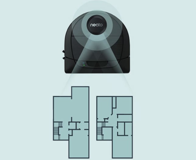 Robot có thể ghi nhớ 3 bản đồ sàn khác nhau