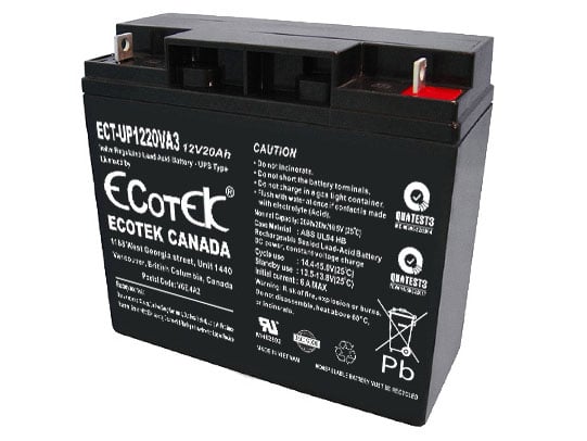 Ắc quy Ecotek 12V-20Ah ECT-UP1220VA3