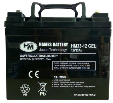 Hames Gel HM33-12 cung cấp nguồn điện liên tục