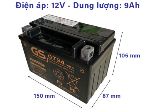 Kích thước của GS GT9A