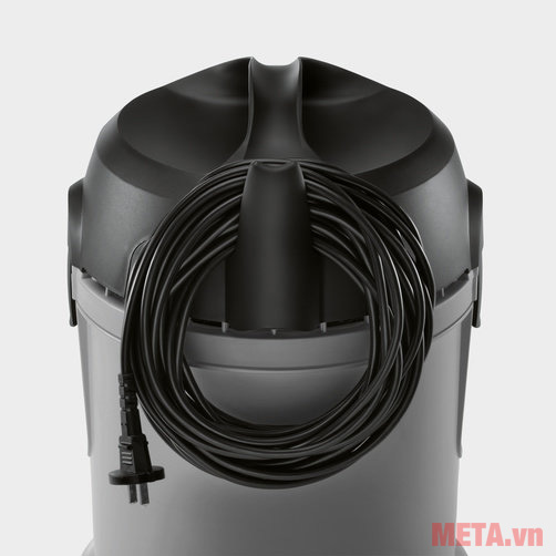 Karcher T 14/1 có dung tích thùng chứa bụi lớn lên đến 14 lít