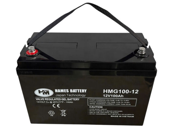 Ắc quy 12V 100Ah Gel Hames HMG100-12