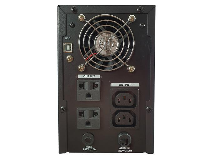 Mặt sau máy có 1 quạt tản nhiệt