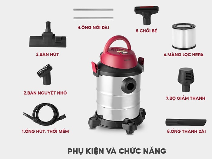 Bộ phụ kiện máy hút bụi