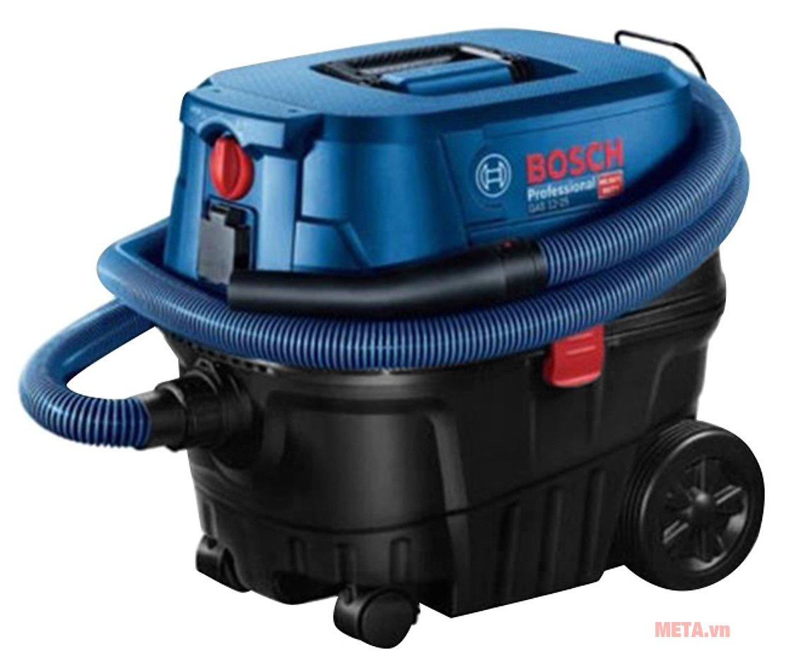 Máy hút bụi công nghiệp Bosch GAS 12-25 PS - 060197C1K0 (12-25 PL) có công suất hoạt động ở mức 1.200W, tạo ra lực hút 200mbar