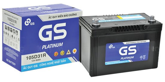 Ắc quy GS MF 105D31R (12V - 90Ah)