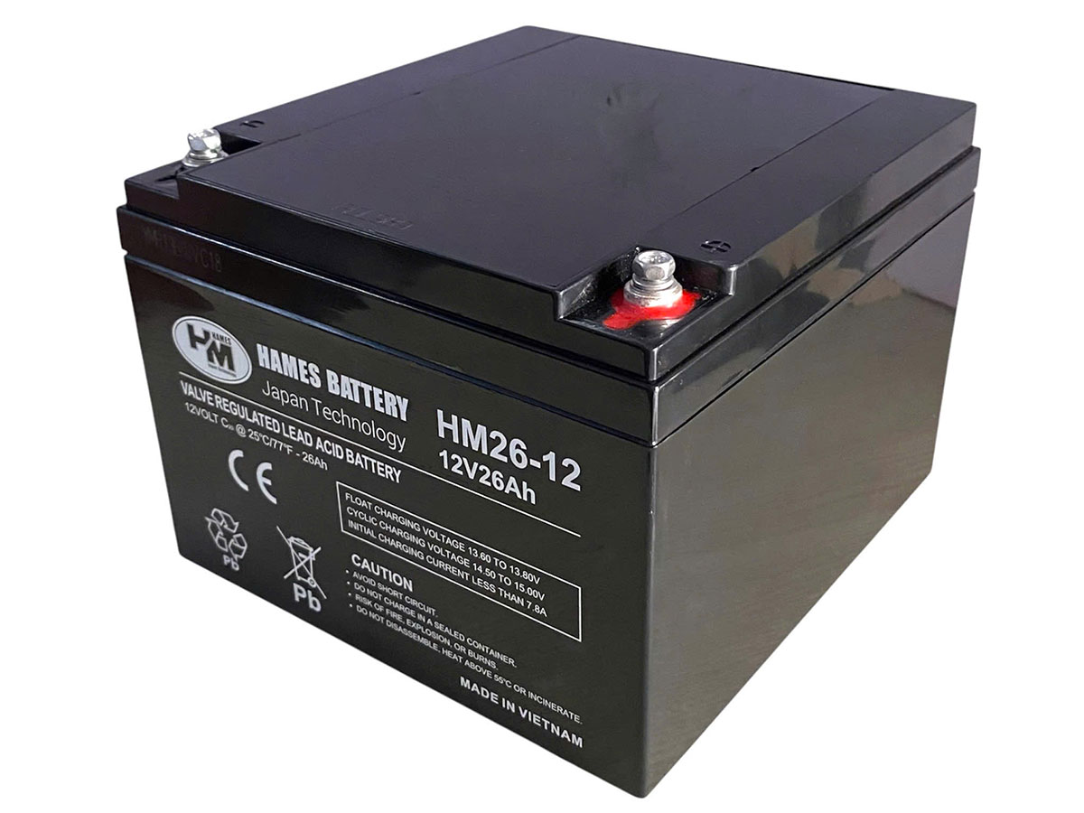 Ắc quy Hames khi dùng không cần bảo dưỡng