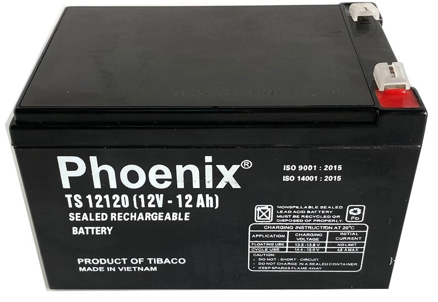 Ắc quy Phoenix có dung lượng 12Ah