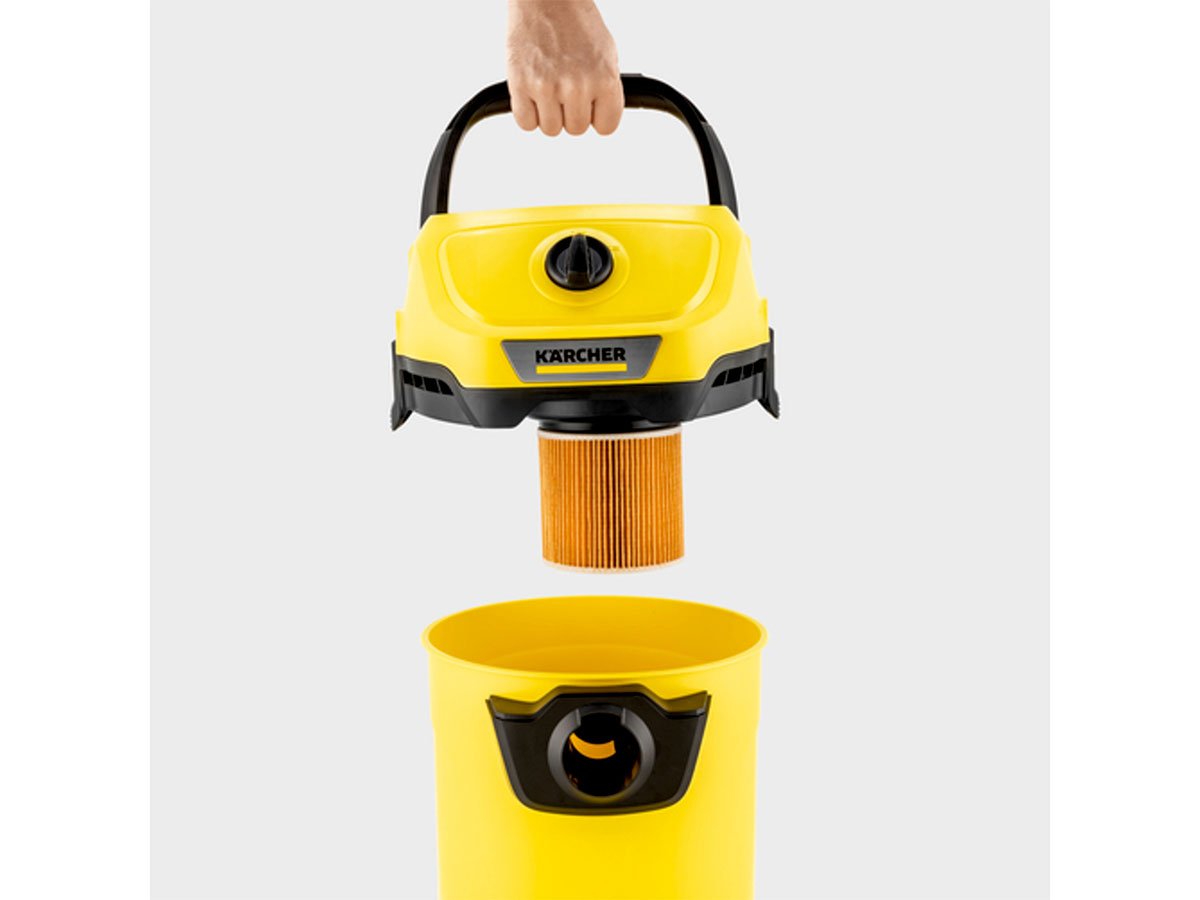 Máy hút bụi khô và ướt Karcher có dung tích 17 lít