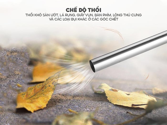 Máy có chế độ thổi