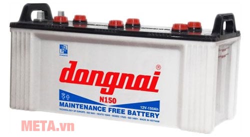 Ắc quy Đồng Nai N150 MF có dung lượng 150ah
