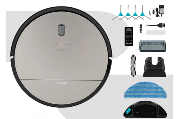 Trọn bộ Robot hút bụi lau nhà Sencor SRV 2230TI