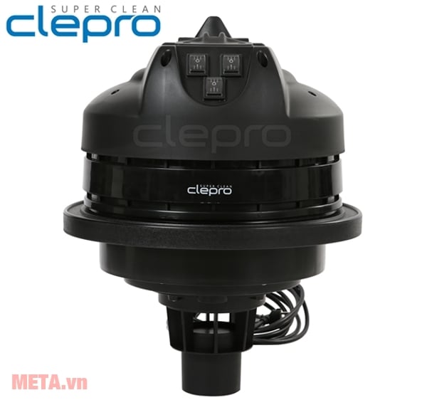 Máy hút bụi Clepro S3/80 có 3 mức công suất tương đương với 3 motor