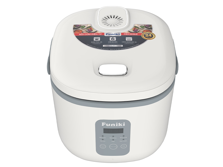 Nồi cơm điện tử Funiki có quai xách di chuyển