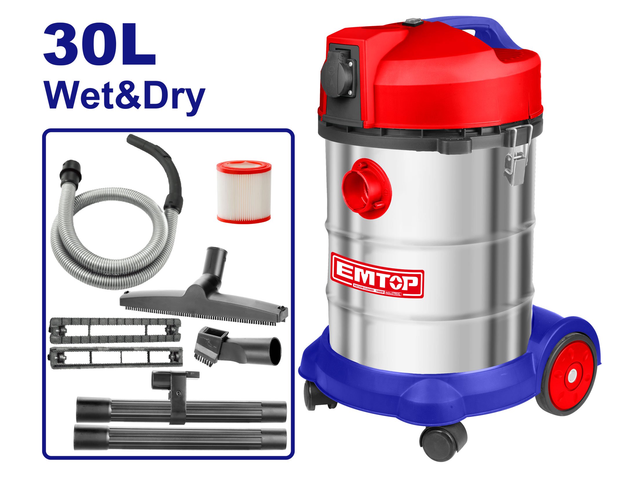 Emtop EVCR1401 có dung tích 30 lít